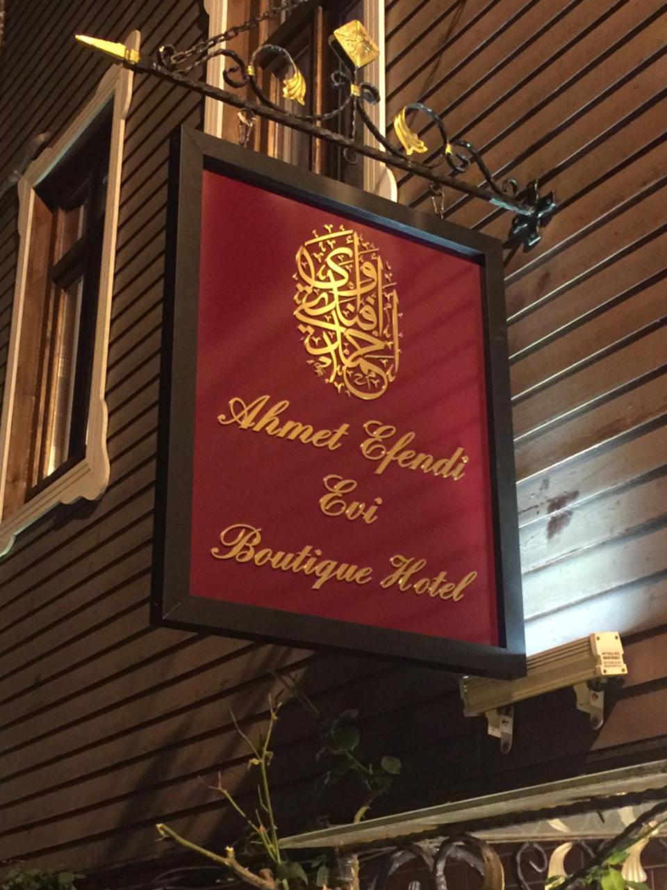 Ahmet Efendi Evi Otel İstanbul Dış mekan fotoğraf